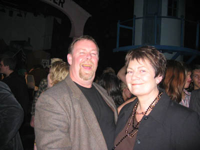 Leikstjórinn i ár ásamt fagurri frú sinni